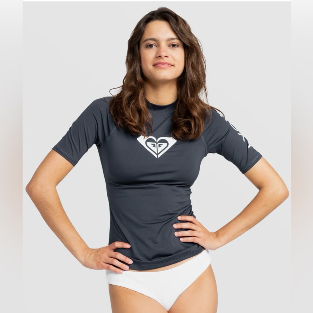 Whole Hearted Short Sleeve Upf 50 Rashguard. Large